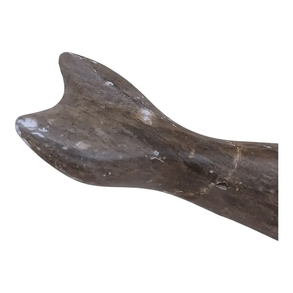1960s Artist Dimu Soapstone Whale Carved‎ Stone Sculpture Figurine Collectible